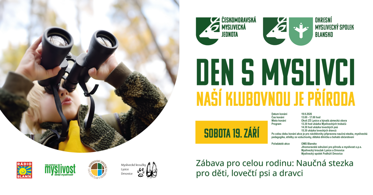 Den s myslivci – naší klubovnou je příroda